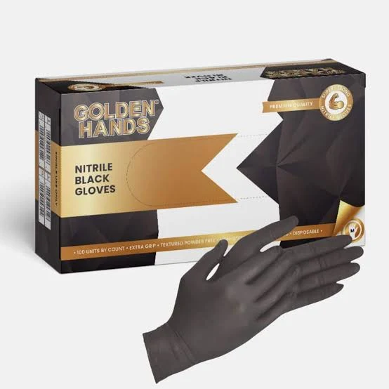 Gloves - Golden Hands Nitrile Black - Small