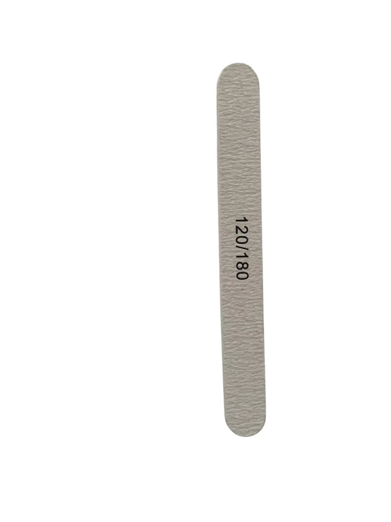 Nail File Straight Grey 120/180