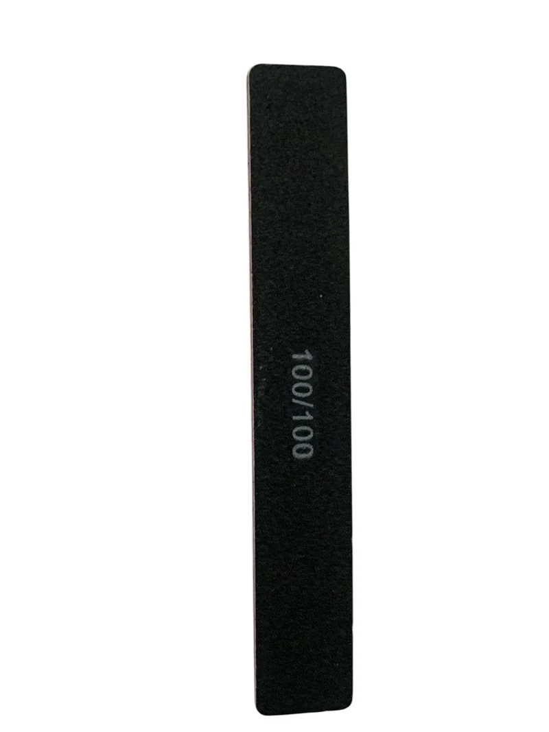 Nail File - Straight Black 100/180