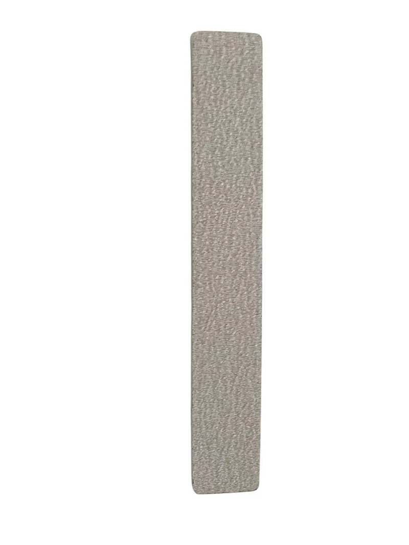 Nail File - Long Square Zebra Grey 100/180