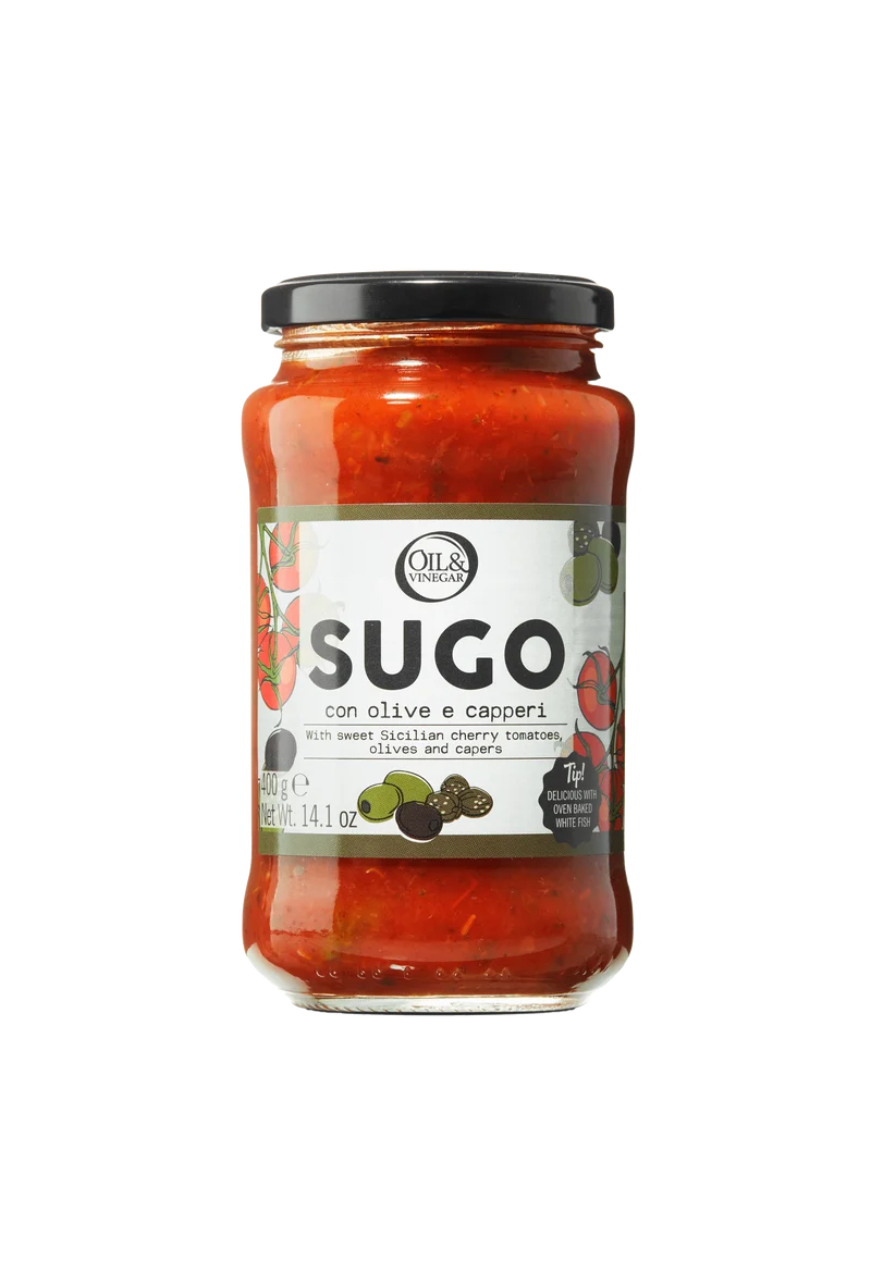 Pastasaus met Olijven & Kappertjes - Sugo con Olive e Capperi - 400g