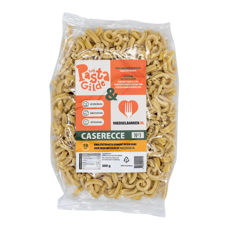 Pasta koken met impact | Caserecce pasta (1+1 voor de Voedselbank)