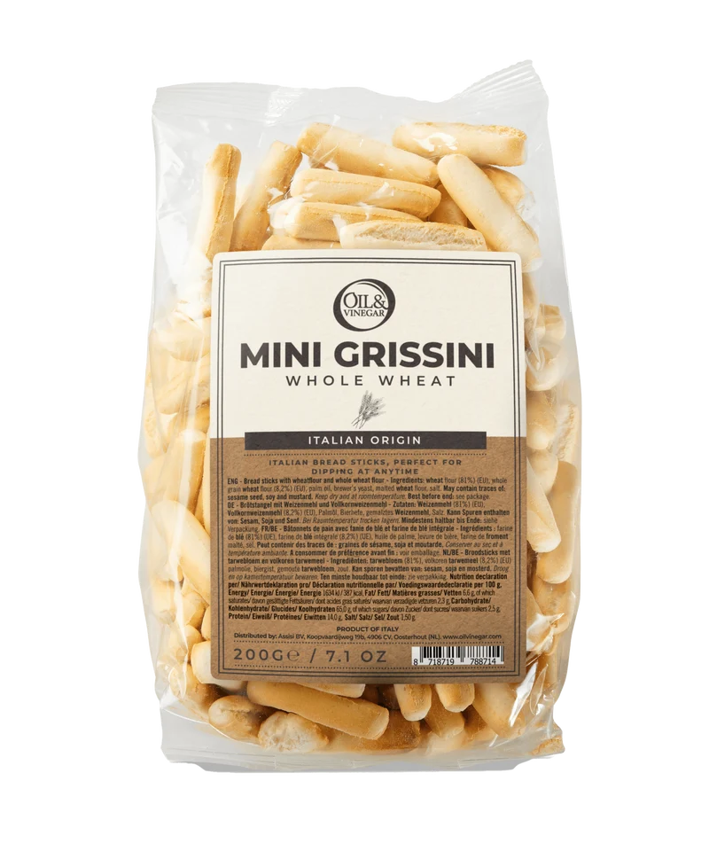 Mini Grissini Volkoren broodstengels - 200g