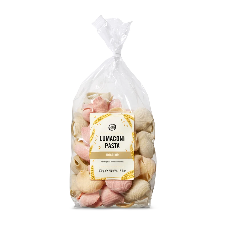 Pastaschelpen - Lumaconi Tricolore - 500g