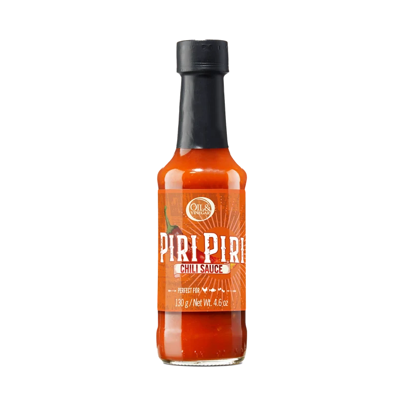Piri Piri Saus met Hete Pepers - 130g