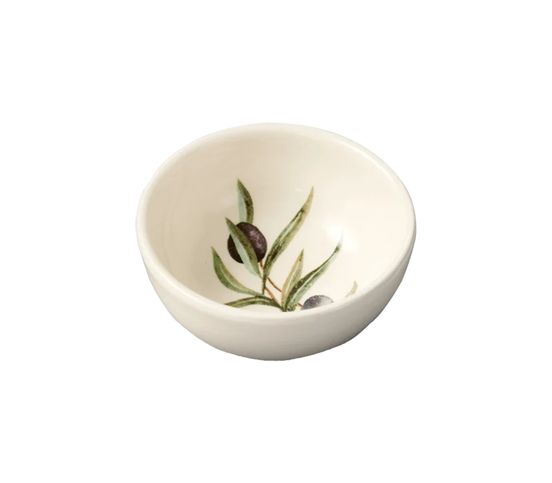 Dipschaaltje met Olijvenmotief - 11cm