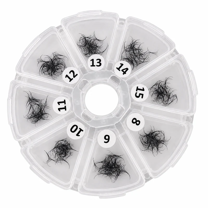 Pre made Fans 6D C Curl / Volume (400) - Mixed Tray