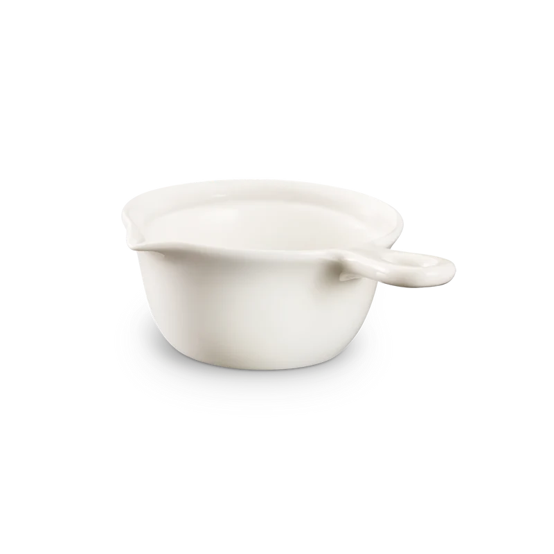 Dressingschaaltje Porselein met Handgreep & Schenktuit – 10x15 cm