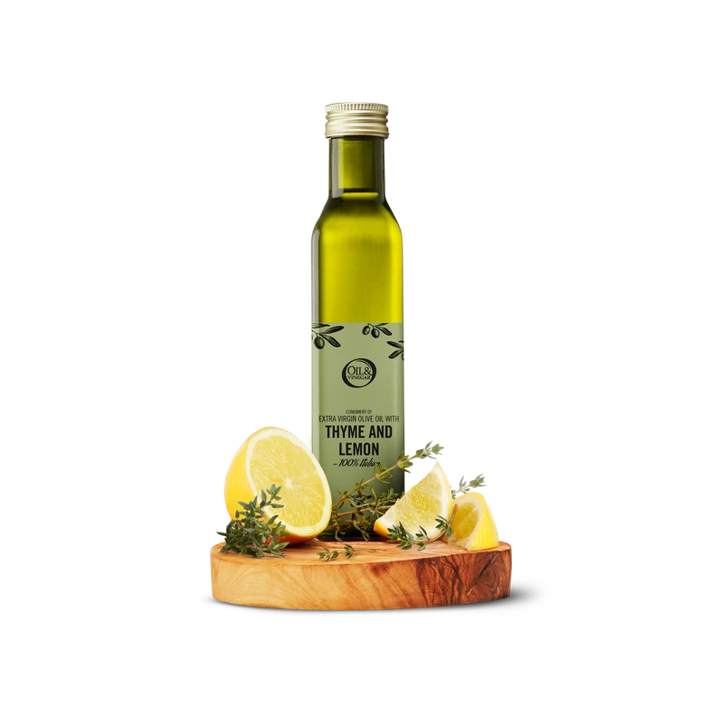 Extra vierge olijfolie met tijm-citroen - 250ml