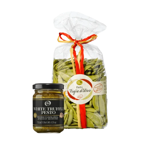 Foglie pasta & Witte truffelpesto duo