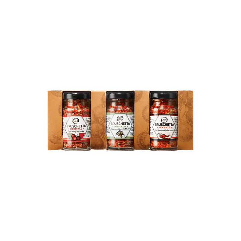 Bruschetta Trio - Cadeauset - 3x25g