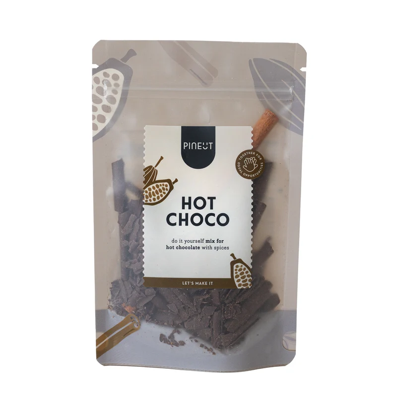 Warme chocolademelk maken | Hot choco pouch | Origineel winter cadeau van Pineut