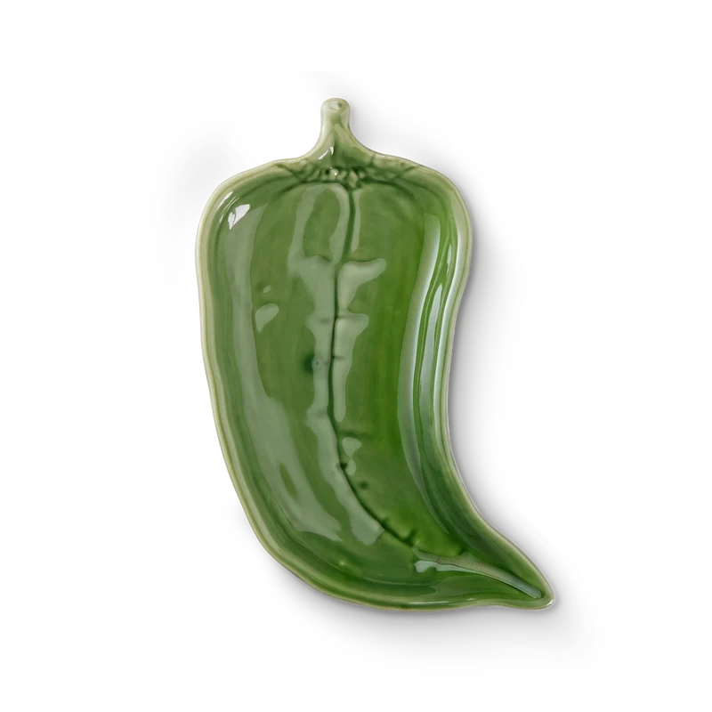 Groene peper bord - 18x12x2cm