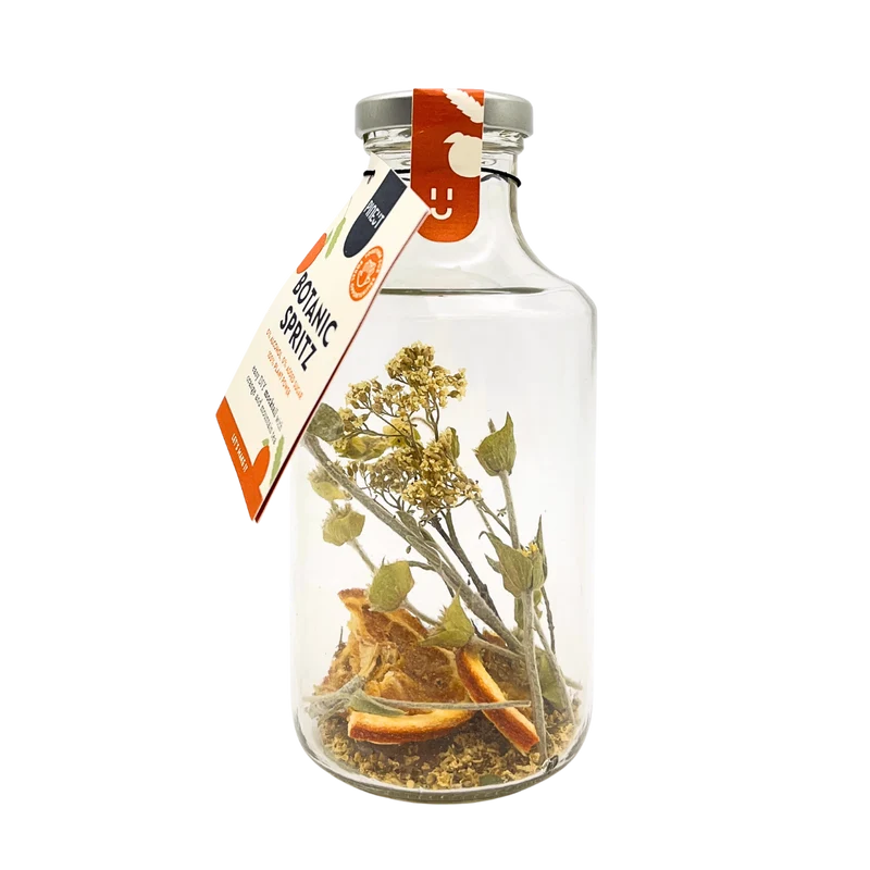 Botanic Spritz Mocktail | Orange Yarrah Elderflower | Alcoholvrij
