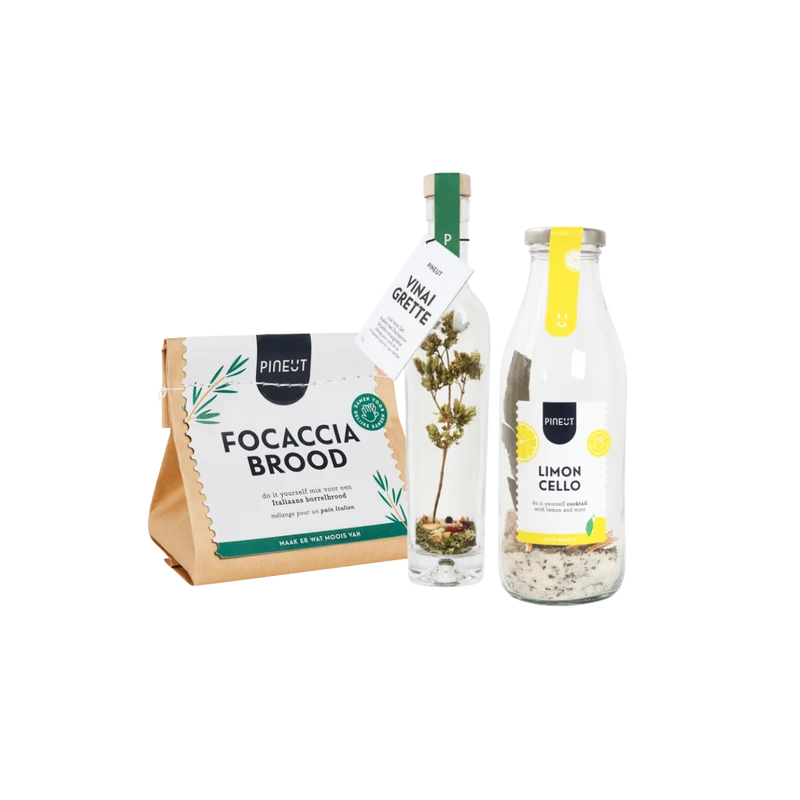 Focaccia, Limoncello & Vinaigrette Italiaans Giftpack