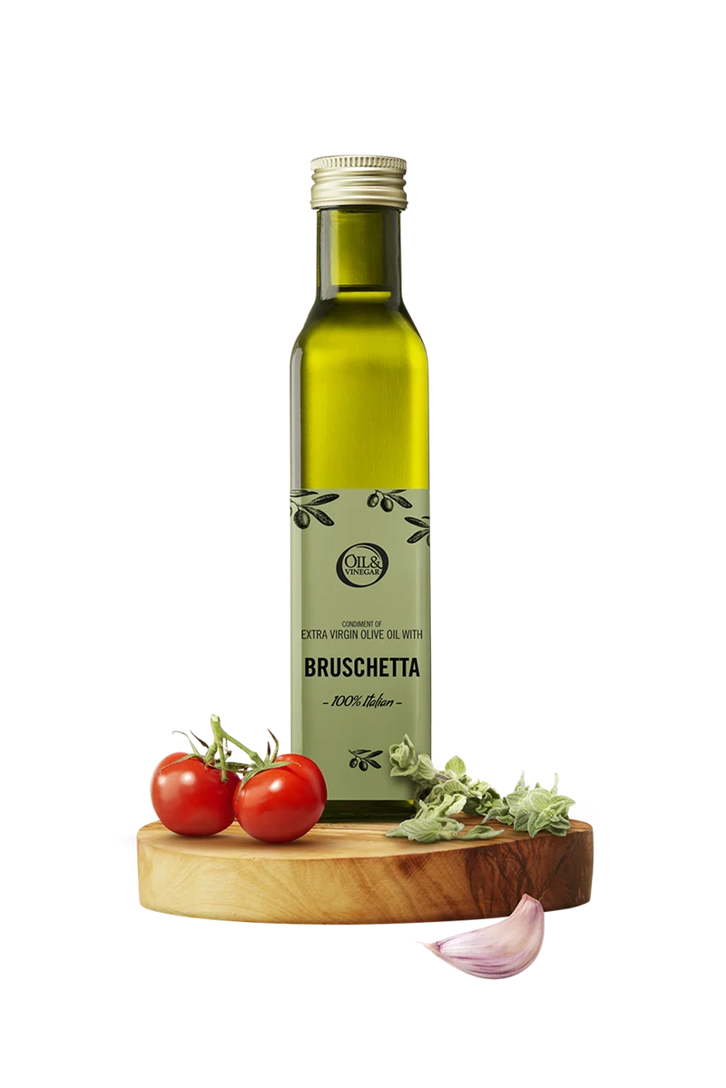 Extra Vierge Olijfolie met Bruschetta - 250ml