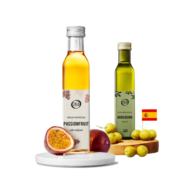 Passievrucht & Arbequina Duo – 2x250ml