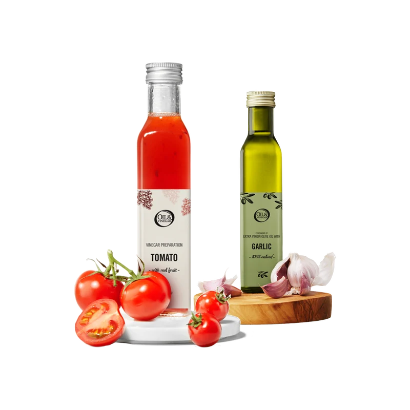 Tomaat & Knoflook Duo – 2x250ml