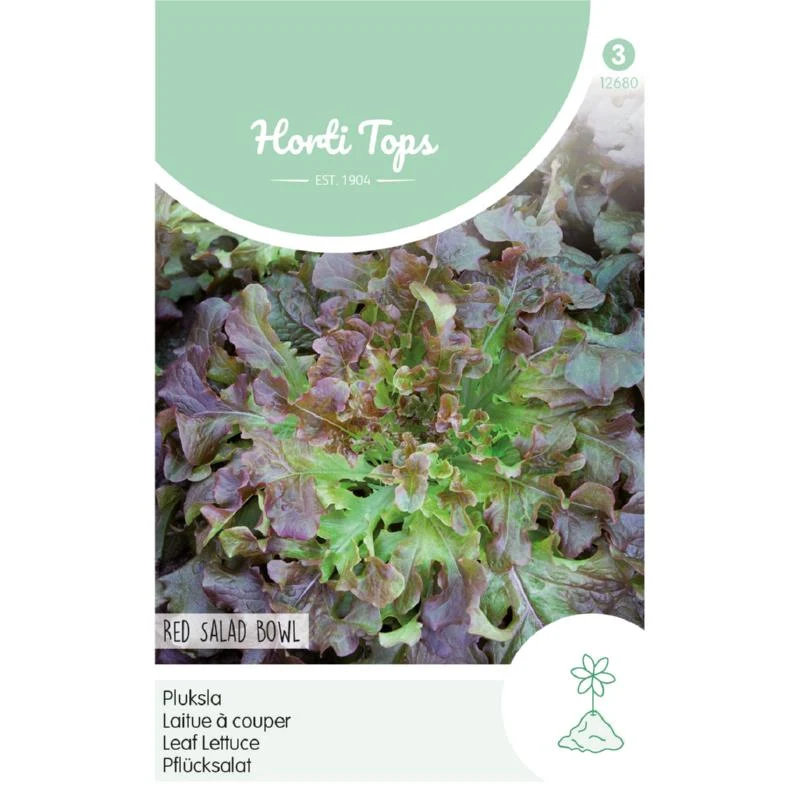 HT Pluksla, Red Salad Bowl, eikenbladsla
