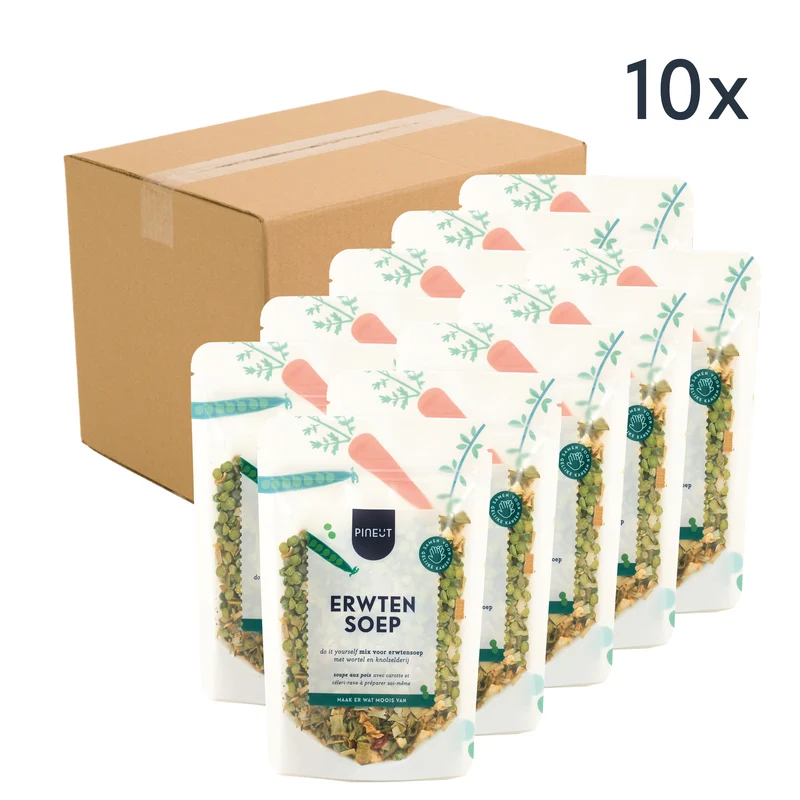 Soep | pouchbag | Erwtensoep | Doos met 10 stuks