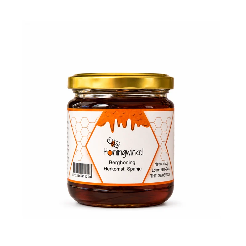 Berghoning 450g Spanje Honingwinkel (vloeibaar)