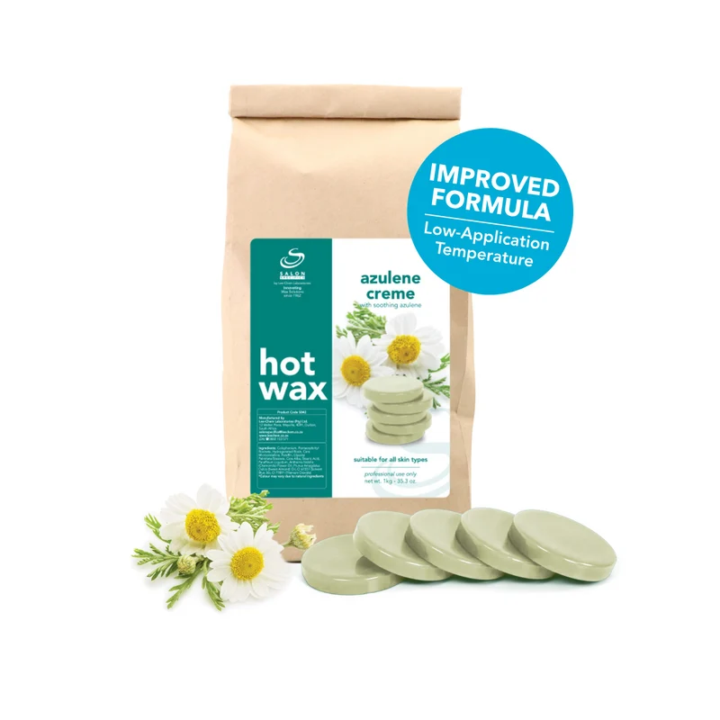 Hot Wax Disc 1Kg - Azulene Creme