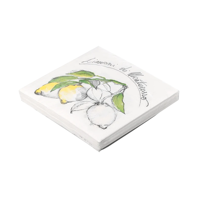 Limoni Servet - 33x33cm - Set van 20