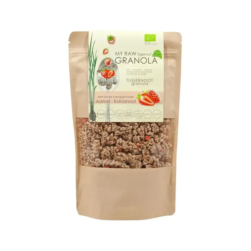 Vitiv Tijgernoot granola aardbei / kokosnoot 230 gram