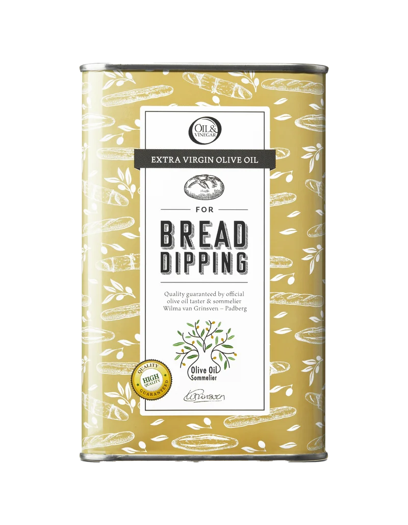 Extra Vierge Olijfolie in Blik Sommelier Bread Dipping - 500ml