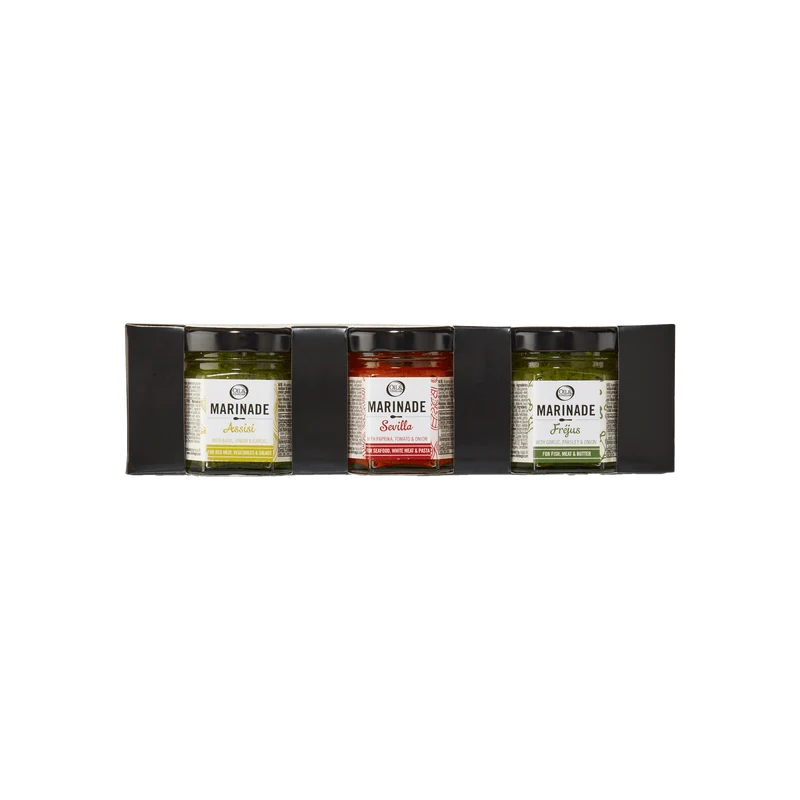 Marinade Trio Assisi Sevilla Fréjus - Cadeauset - 3x45ml