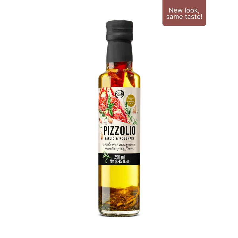 Pizzolio Extra Vierge Olijfolie voor Pizza - Lekker Pittig - 250ml