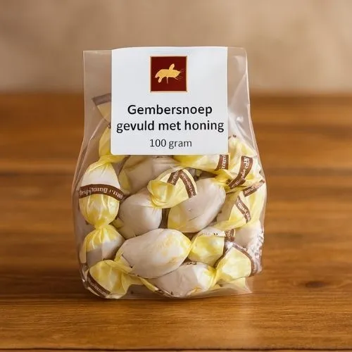 Gember Honingsnoepjes – Fris Snoepje met Honingvulling