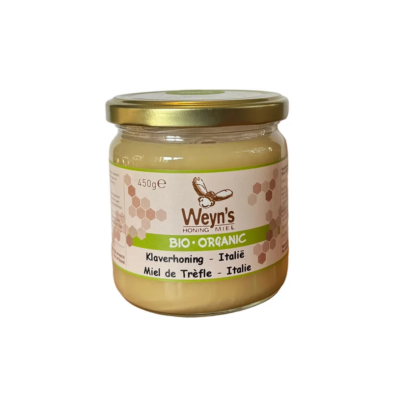 Biologische Klaverhoning 450g Weyn's