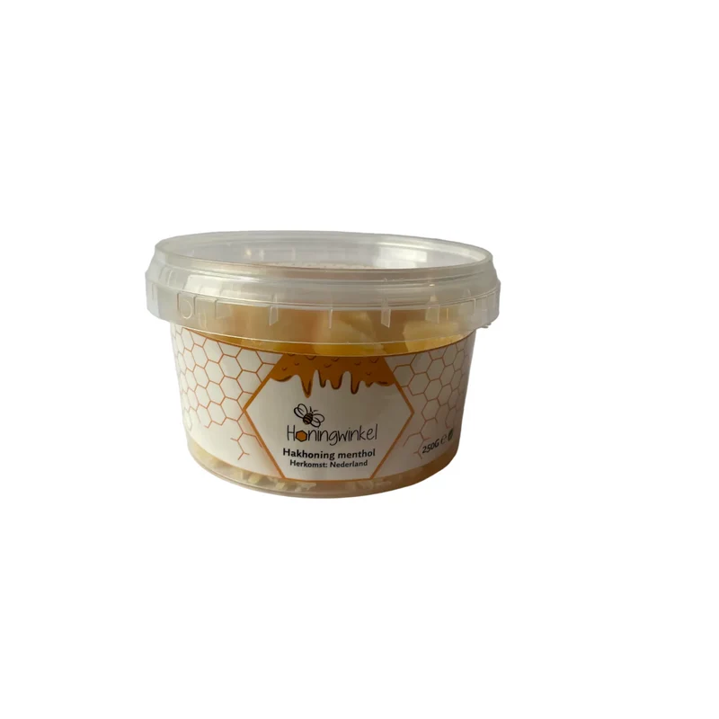 Hakhoning Menthol 250g Honingwinkel