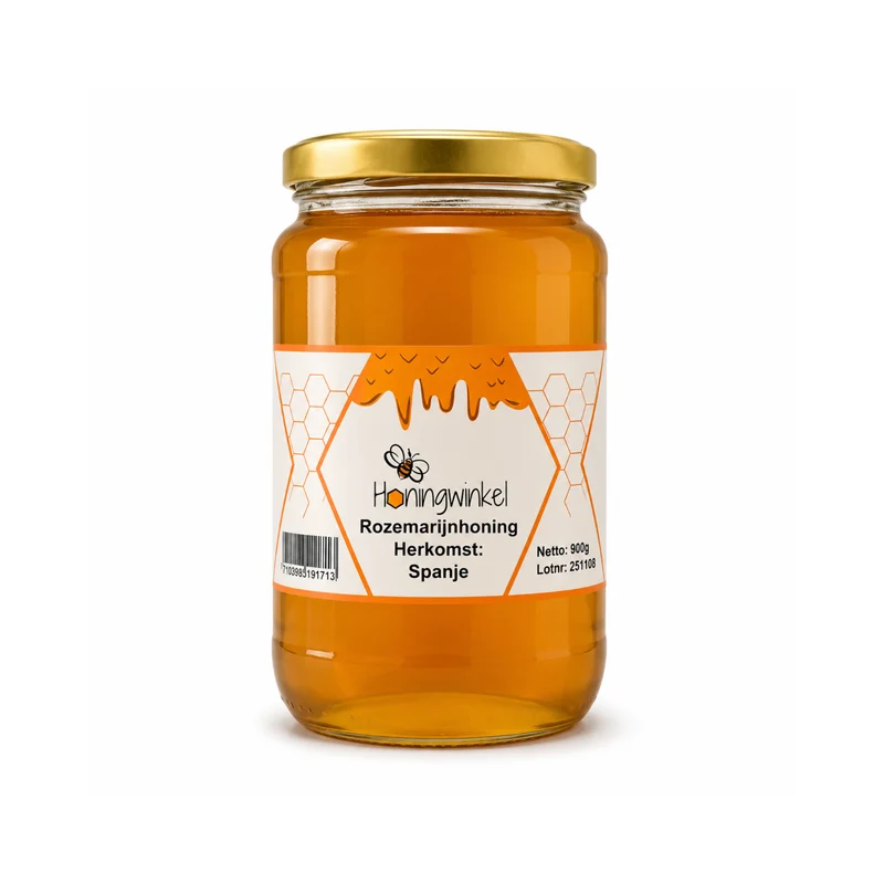 Rozemarijnhoning 900g Spanje Honingwinkel (vloeibaar)