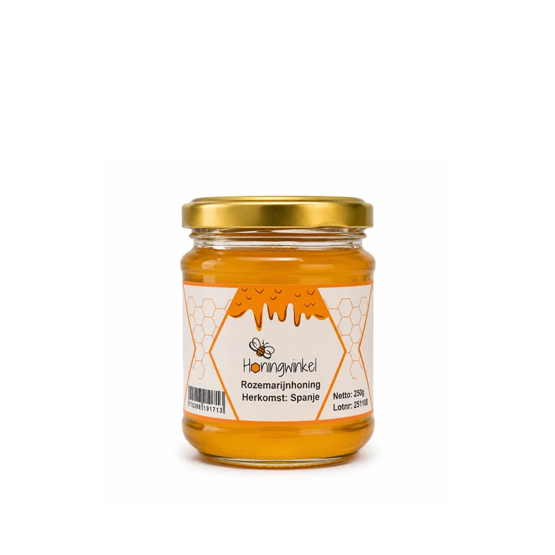 Rozemarijnhoning 250g Spanje Honingwinkel (vloeibaar)
