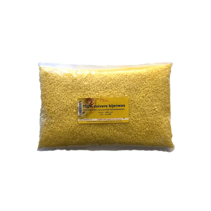 Bijenwas 1000g Imkerij de Werkbij