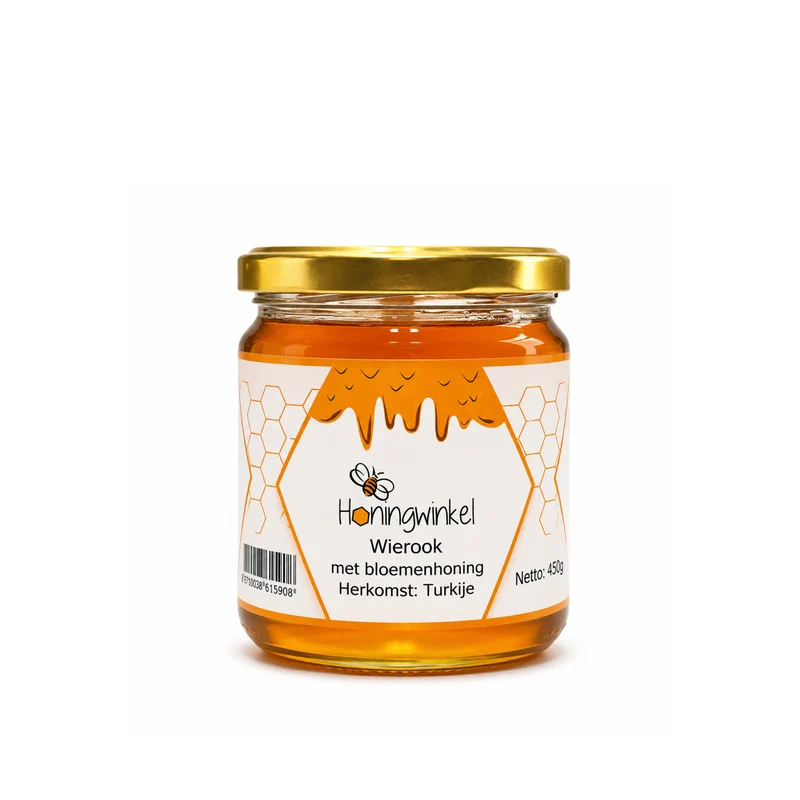 Wierook met bloemenhoning 450g Turkije Honingwinkel (vloeibaar)