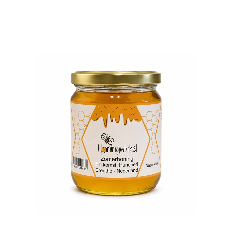 Zomerhoning 450g Nederland Honingwinkel (vloeibaar)