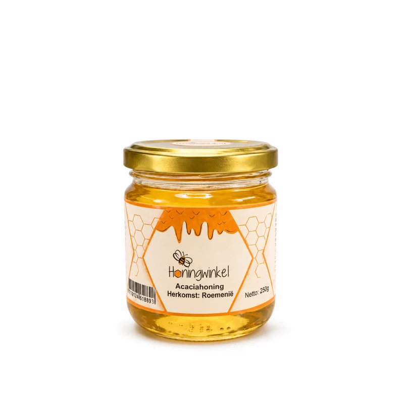 Acaciahoning 250g Roemenië Honingwinkel (vloeibaar)