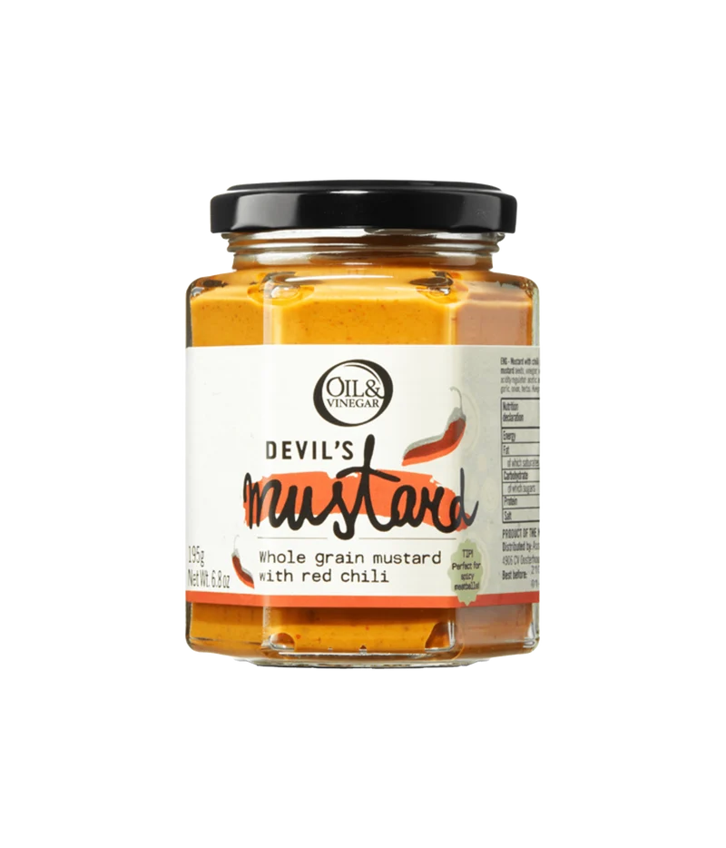 Mosterd met Rode Chili - Devil's Mustard - 195g