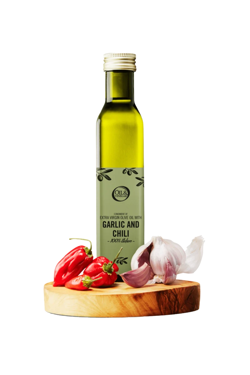 Extra Vierge Olijfolie met Knoflook-Chili - 250ml