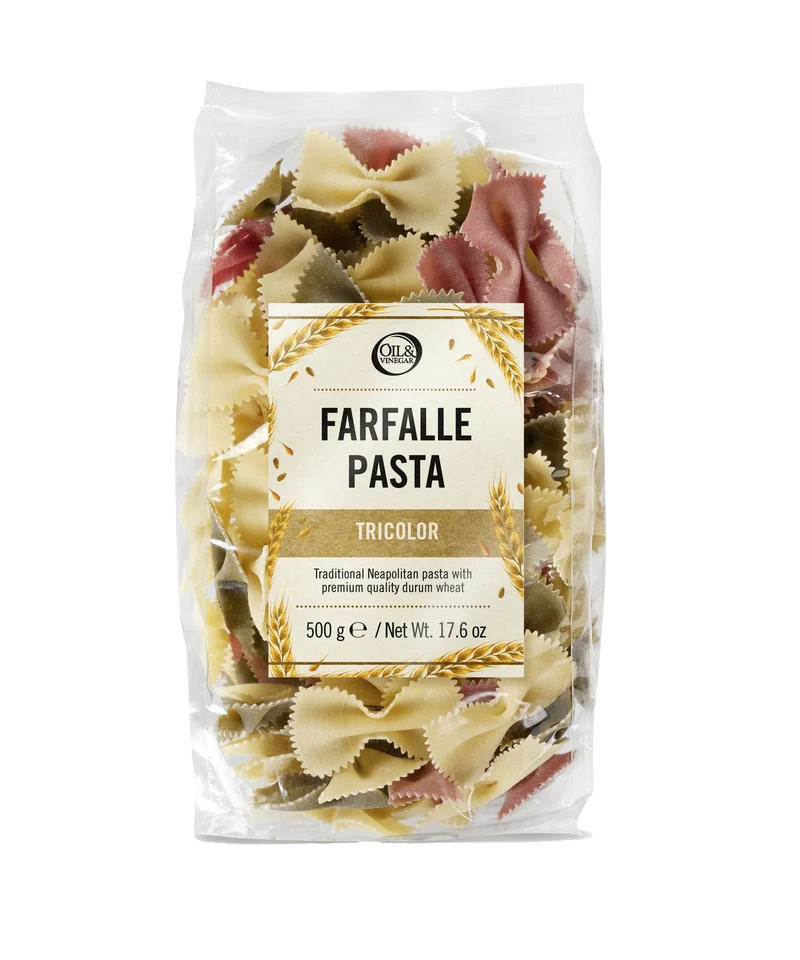 Vlinderpasta - Farfalle Tricolore - 500g