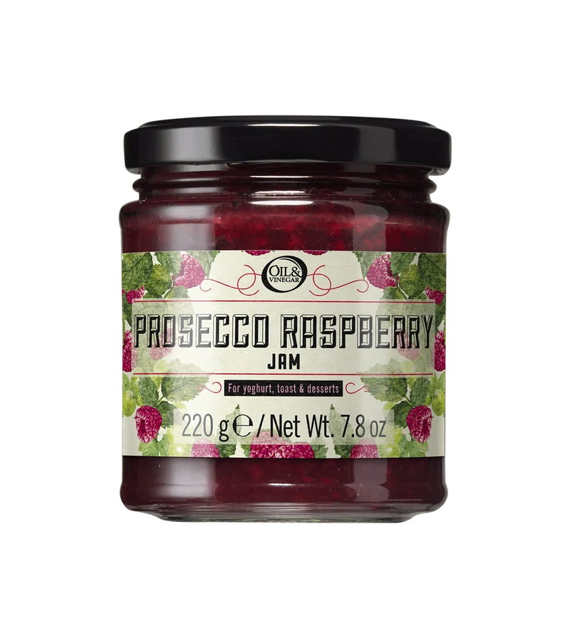 Frambozenjam met Prosecco - 220g