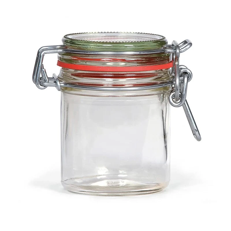 Weck voorraadpot 125 ml – glazen pot met beugelsluiting 6 stuks