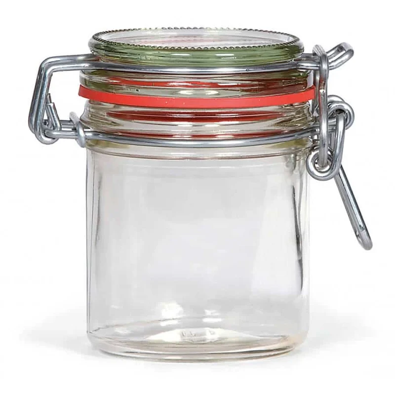 Weck voorraadpot 167 ml – glazen pot met beugelsluiting 6 stuks