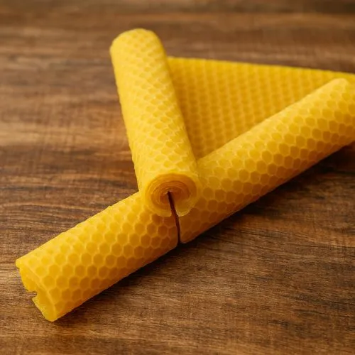 Bijenwas raatvellen – kaarsen rollen DIY set