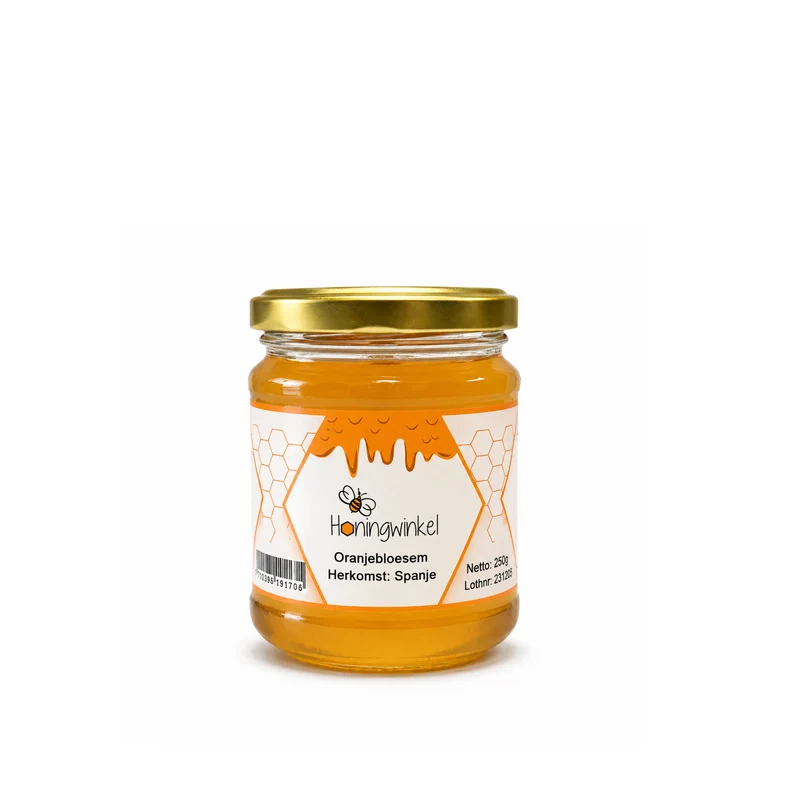 Oranjebloesem honing 250g Spanje Honingwinkel (vloeibaar)