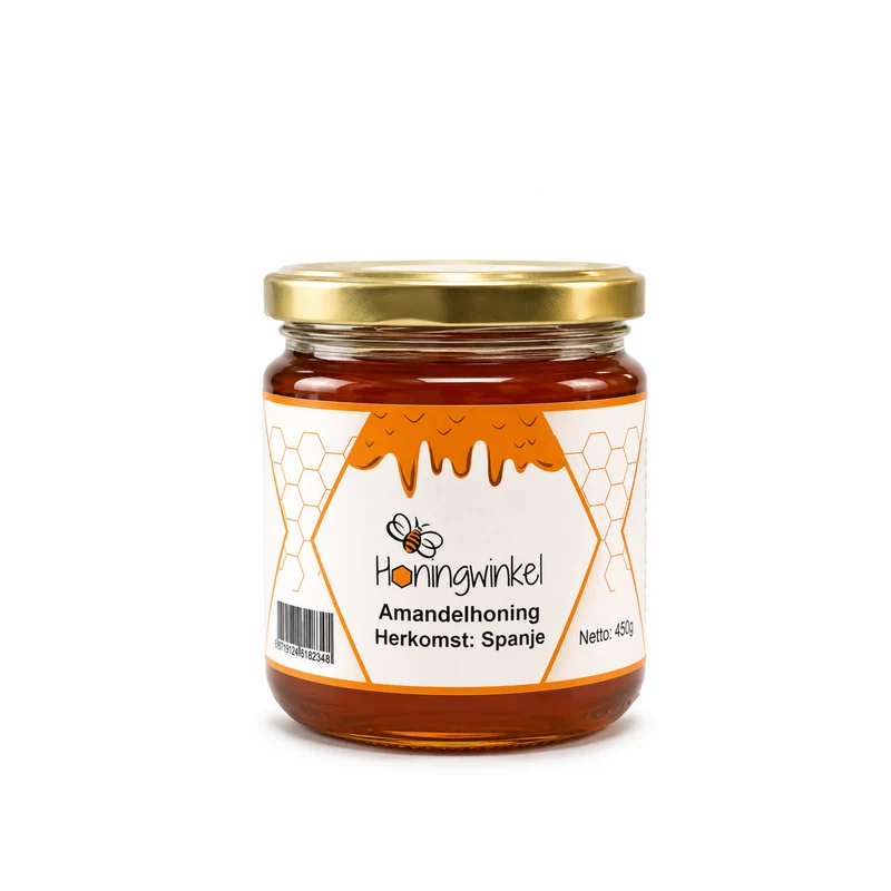 Amandelhoning 450g Spanje Honingwinkel (vloeibaar)