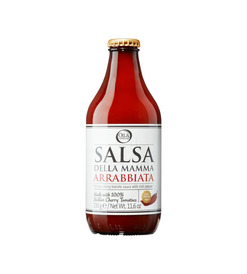 Salsa della Mamma Arrabbiata - Siciliaanse Cherrytomatensaus met Chili - 330g
